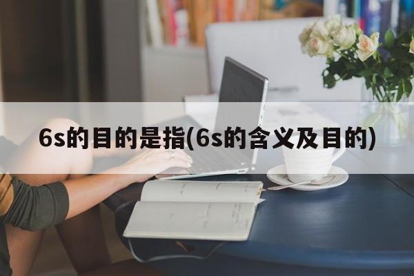 6s的目的是指(6s的含义及目的)